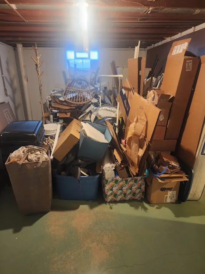 Roll-off dumpster container at job site for Yard Waste Dumpster Rental in Schofield Barracks